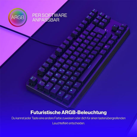 ENDORFY Keyboard Thock TKL, Gaming Tastatur, schwarz