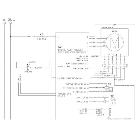 Nilfisk Original 56509168 Motor Traction