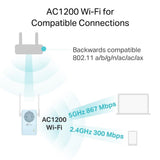 TP-Link RE365 AC1200 WLAN Repeater mit Steckdose Dual Band Range Extender