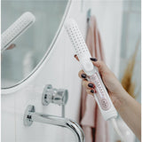 Adler AD 2326 Professioneller Haarglätter weiß/rosa – 2-in-1 Stylinggerät