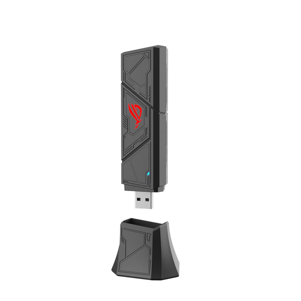 ASUS ROG USB‑BE92 BE6500 WiFi 7 USB‑Adapter mit 6 GHz, MLO und WPA3