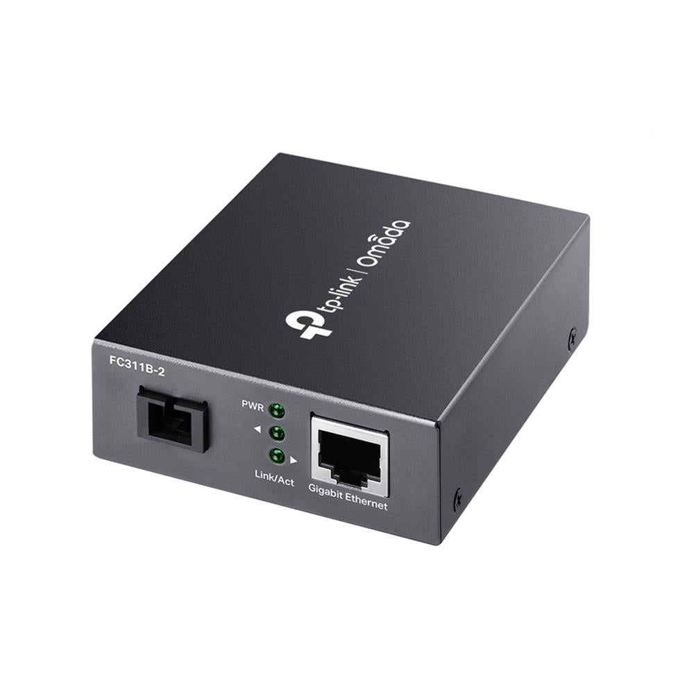 TP-Link TL-FC311B-2 WDM Gigabit Medienkonverter – SC, 2 km, Singlemode, Omada-kompatibel