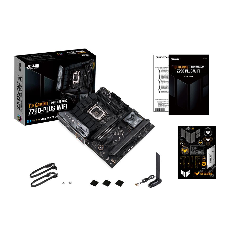 ASUS TUF Gaming Z790-Plus WIFI Mainboard Sockel Intel LGA1700 (ATX, PCIe 5.0, DDR5, M.2, HDMI, DP, WiFi 6)