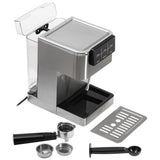 Adler AD 4390 Siebträgermaschine 20 Bar, PID Temperaturkontrolle, Thermoblock, Milchaufschäumer, 1350 W