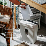 Adler Aktenvernichter AD 1037 A4 P-4 CD DVD Kreditkarten Büro Schredder Weiß
