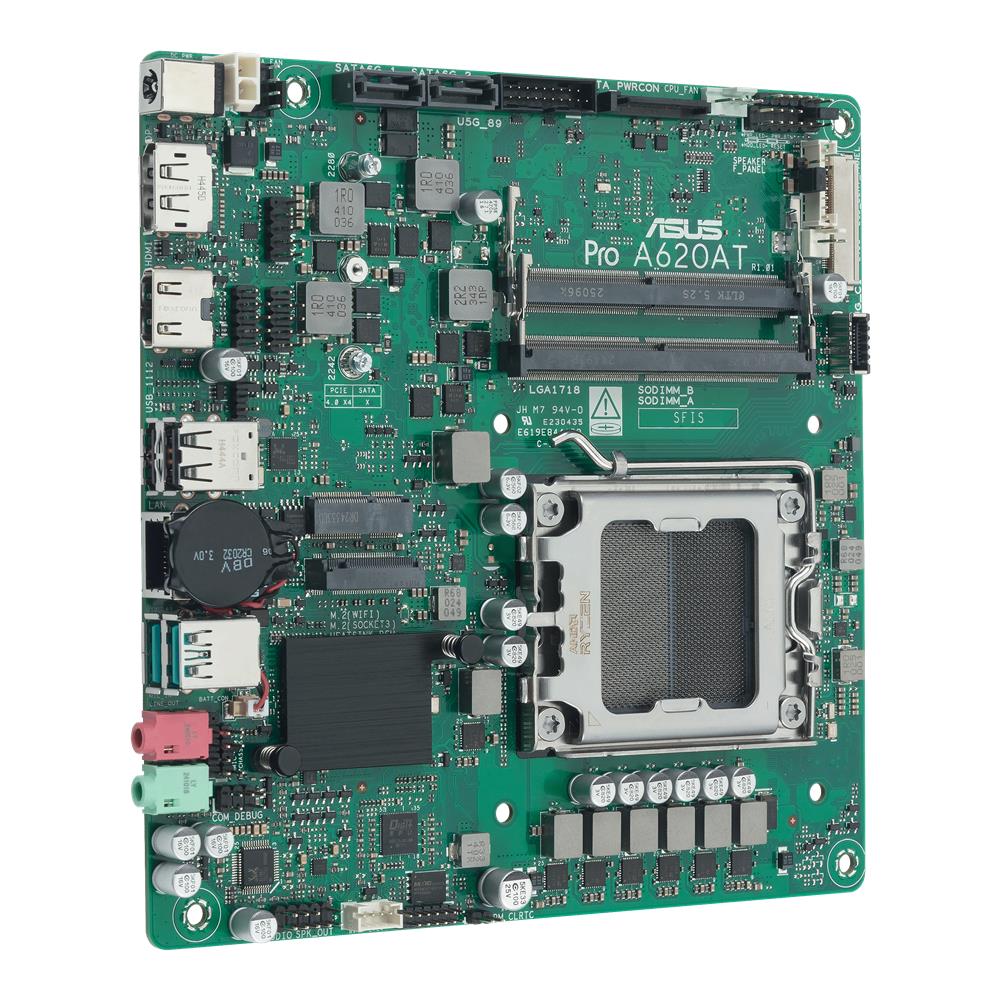 ASUS PRO A620AT-CSM Mainboard AM5 Thin Mini-ITX DDR5 SO-DIMM PCIe 4.0 M.2