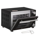 Adler AD 6024 Mini-Backofen 22 Liter, Schwarz, 0-230°C, mit Timer-Endarbeitston und 5 Backmodi