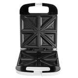 Adler AD 3055 Sandwichmaker für 4 Sandwiches mit Antihaftbeschichtung Weiß
