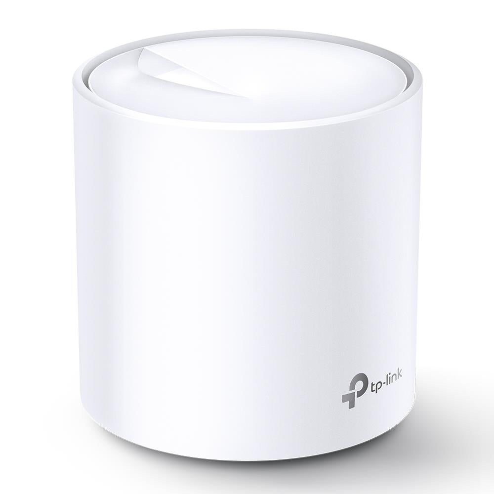 TP-Link Deco X60 AX3000 Wi-Fi 6 WLAN Mesh 1er Set Dualband 3000Mbit/s Reichweite bis zu 230m² Weiß