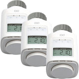 IOIO HT 2000-23 elektronisches Heizkörperthermostat 3er Pack programmierbar Heizthermostat digital