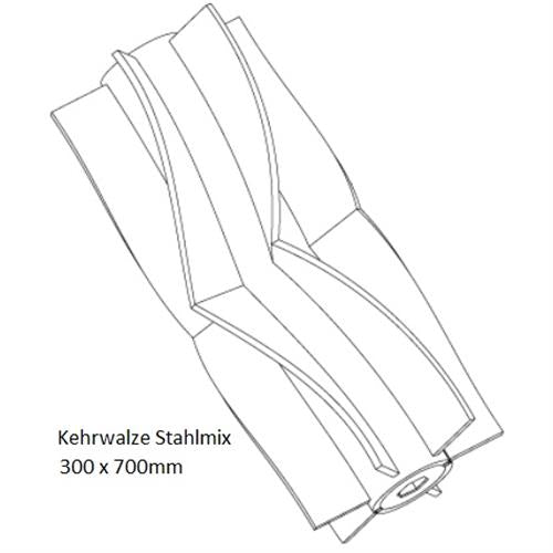 Nilfisk Original 145 4957 000 Kehrwalze Stahlmix