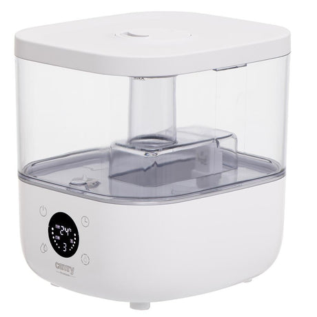 Camry CR 7973 Ultraschall-Luftbefeuchter weiß – 5 L, LED-Display, Aromatherapie