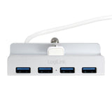 LogiLink USB 3.0, 4-Port Hub im edelen iMac Design mit Aluminium-Finish