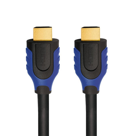 LogiLink HDMI-Kabel, Stecker zu Stecker, 4K/60 Hz, 10m, Schwarz/Blau