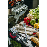 Adler AD 6730 Barbecue-Besteck-Set mit Tasche, Grillbesteck mit Spatel, Fleischgabel und Grillzange