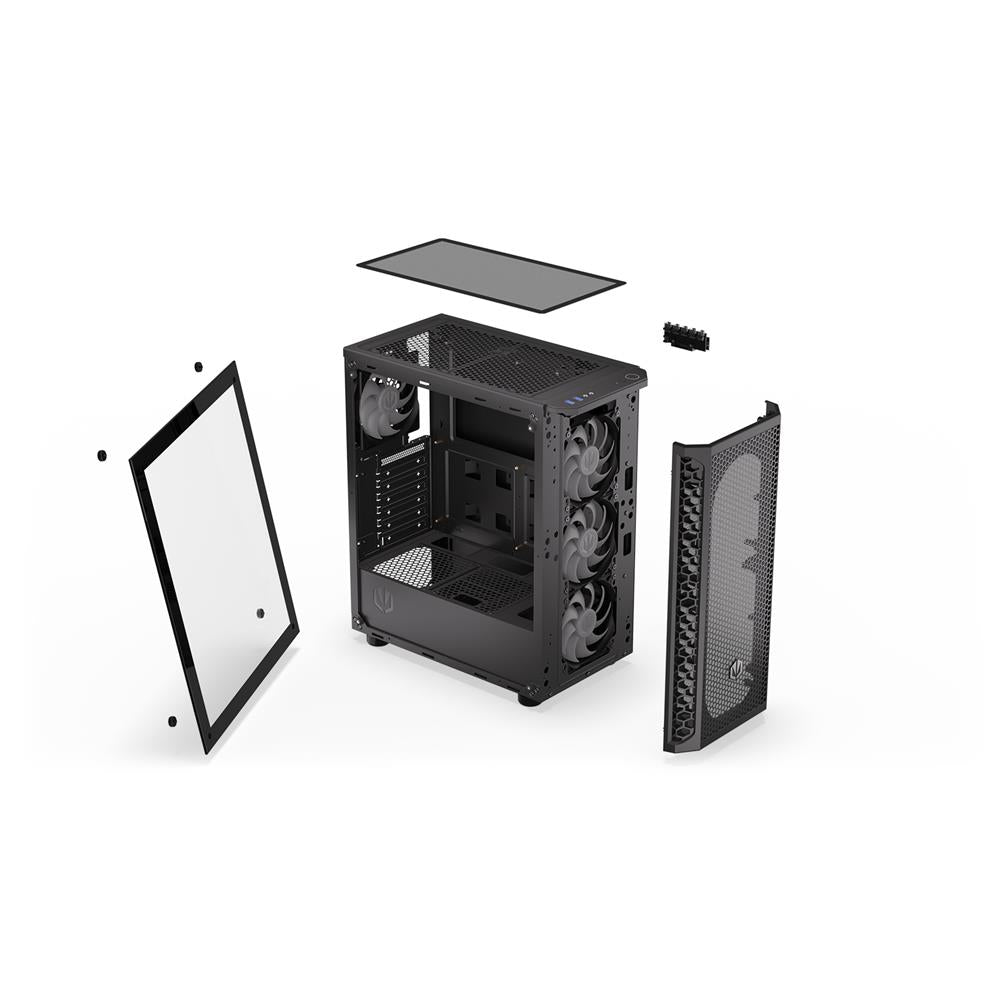 ENDORFY Signum 300 ARGB ATX PC Gehäuse mit Glasfenster