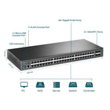 TP-Link TL-SG3452X JetStream 48-Port Gigabit L2+-Managed Switch mit 4 10GE SFP+ Slots