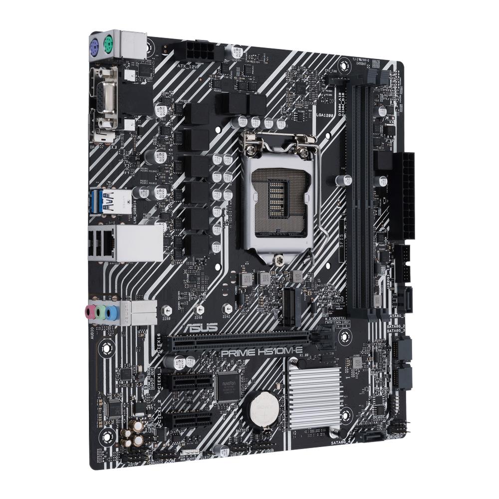 ASUS Prime H510M-E Mainboard Sockel Intel LGA 1200 (micro-ATX, PCIe 4.0, 32 Gbit/s M.2-Slot)