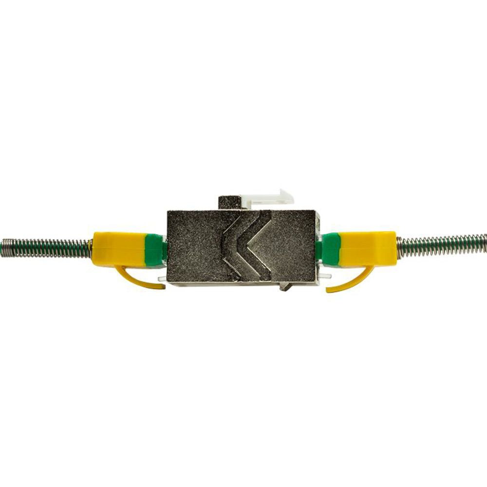 LogiLink Keystone Kupplung Cat.6A 2x RJ45 STP, nur 14,5mm breit, kleine Bauform