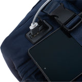 Camry CR 6881nb Business Rucksack 24 L erweiterbar, Handgepäck Rucksack 40x20x30 cm, Laptoprucksack bis 15,6 Zoll, RFID, USB, YKK-Reißverschlüsse, wasserabweisend