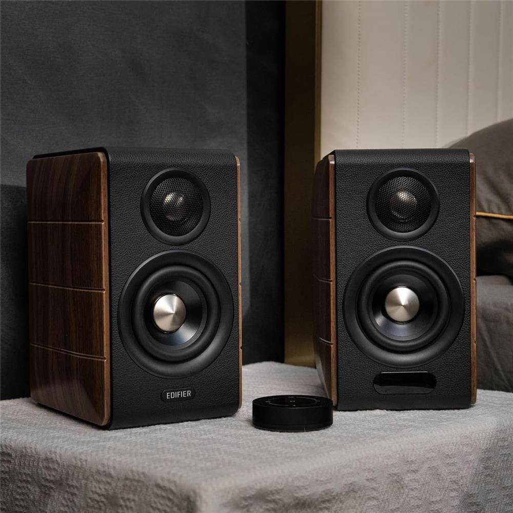 Edifier S880DB MKII – Hi‑Res Wireless 2.0 Lautsprecher, 88W, Walnuss