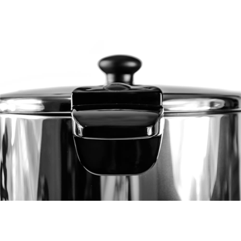 Camry CR 1259 Heißgetränkespender 20 Liter Edelstahl Heißwasserspender Zapfhahn silber