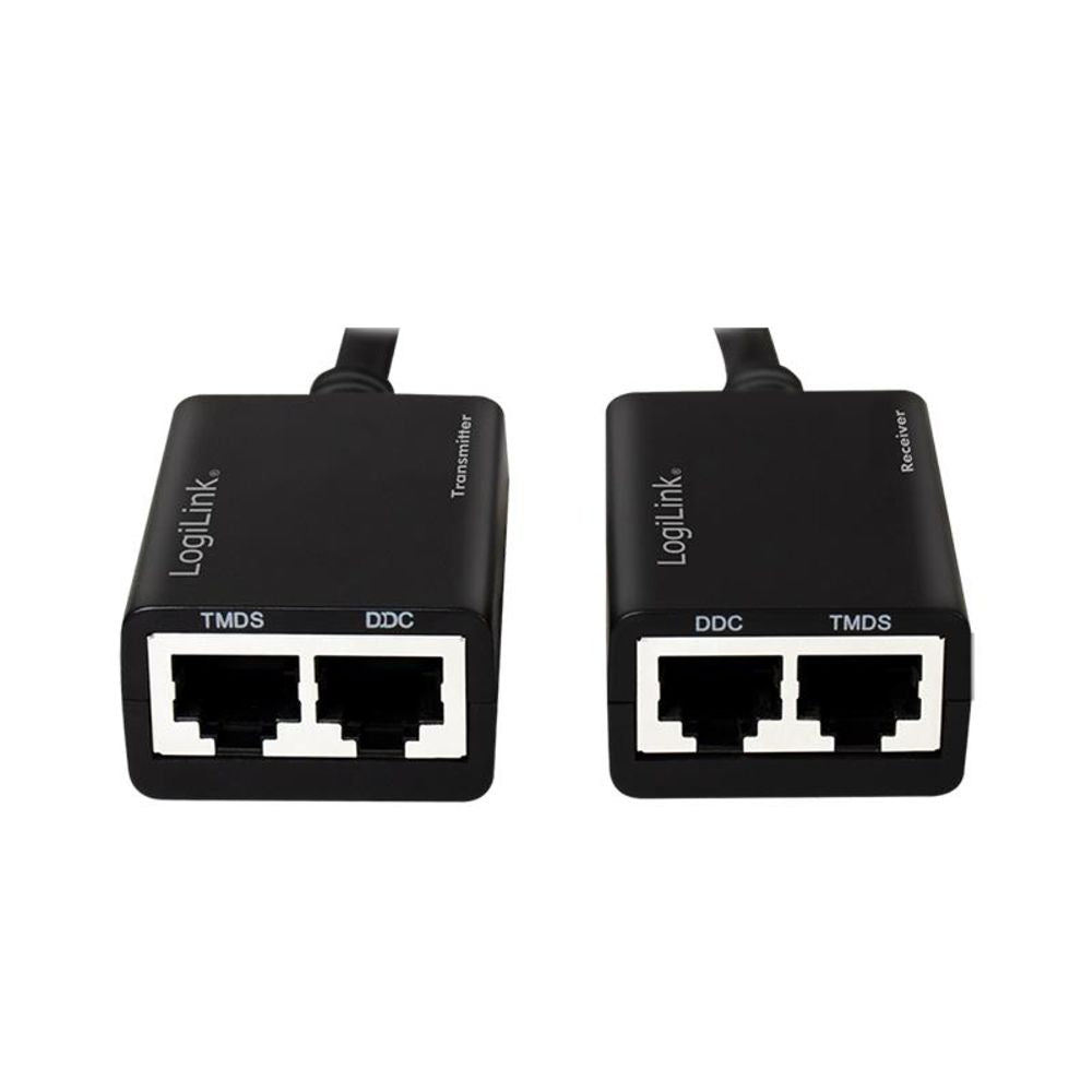 LogiLink HDMI-Extender-Set über LAN 30 m 1080p/60 Hz Pigtail 0,3 m