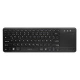LogiLink Kabellose Tastatur 2,4 GHz mit integriertem Touchpad für Smart-TV und PC