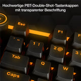 be quiet! Light Mount Silent Linear DE ISO Tastatur mechanische Switches schneller Tastenanschlag 3 Schichten Dämmung