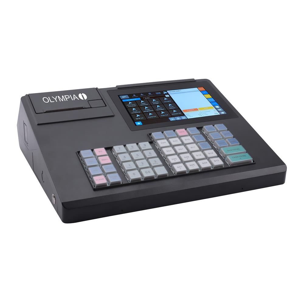 Olympia Kasse K200 inkl. Drucker Registrierkasse Kassensystem schwarz