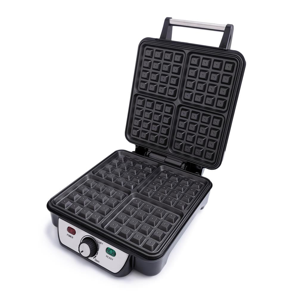 Camry CR 3025 Waffeleisen 4 Waffeln 1500 Watt Waffelmaker XXL für 4 Waffeln