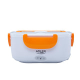 Adler AD 4474 Elektrische Lunchbox in Orange für warme Mahlzeiten, beheizbare Lebensmittelbox