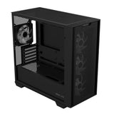 ASUS A21 PLUS TG ARGB Black microATX PC Gehäuse mit Mesh Front und 4 ARGB Lüftern