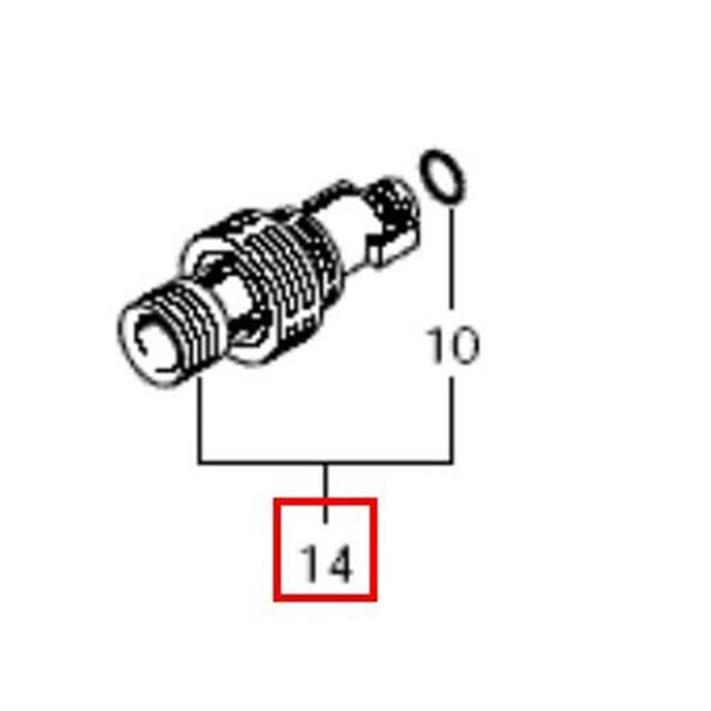 Nilfisk Original 29628 Adapter Schnell-Bajonett Ersatzteil