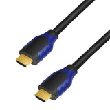 LogiLink HDMI-Kabel, Stecker zu Stecker, 4K/60 Hz, 10m, Schwarz/Blau