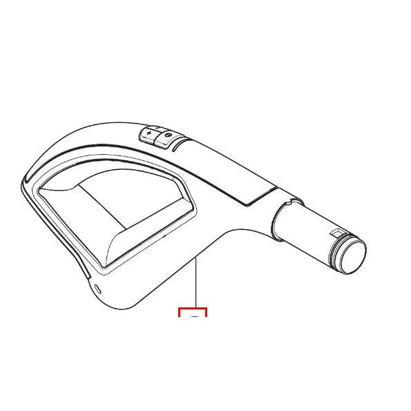 Nilfisk Original 107408056 Handgriff CV STD BENT END 433MHZ für Supreme Haussauganlagen