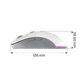 ENDORFY Gem Plus Wireless, Leichte kabellose Gaming-Maus (74 g), 26000 DPI, Weiß | EY6A015