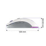 ENDORFY Gem Plus Wireless Gaming Maus kabellos 26000 DPI leicht 74 g Weiß