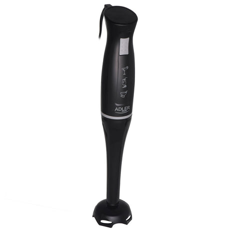 Adler AD 4622 Stabmixer, Pürierstab mit Edelstahlklingen, abnehmbarem Pürieraufsatz, ergonomischem Griff, 300 W, für Suppen, Saucen und Smoothies, Schwarz