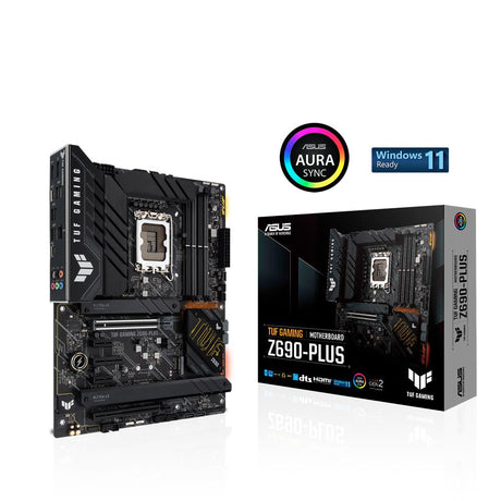 ASUS TUF GAMING Z690-PLUS Mainboard Sockel Intel LGA 1700 ATX PCIe 5.0 DDR4 4x M.2 SATA 6Gbit/s