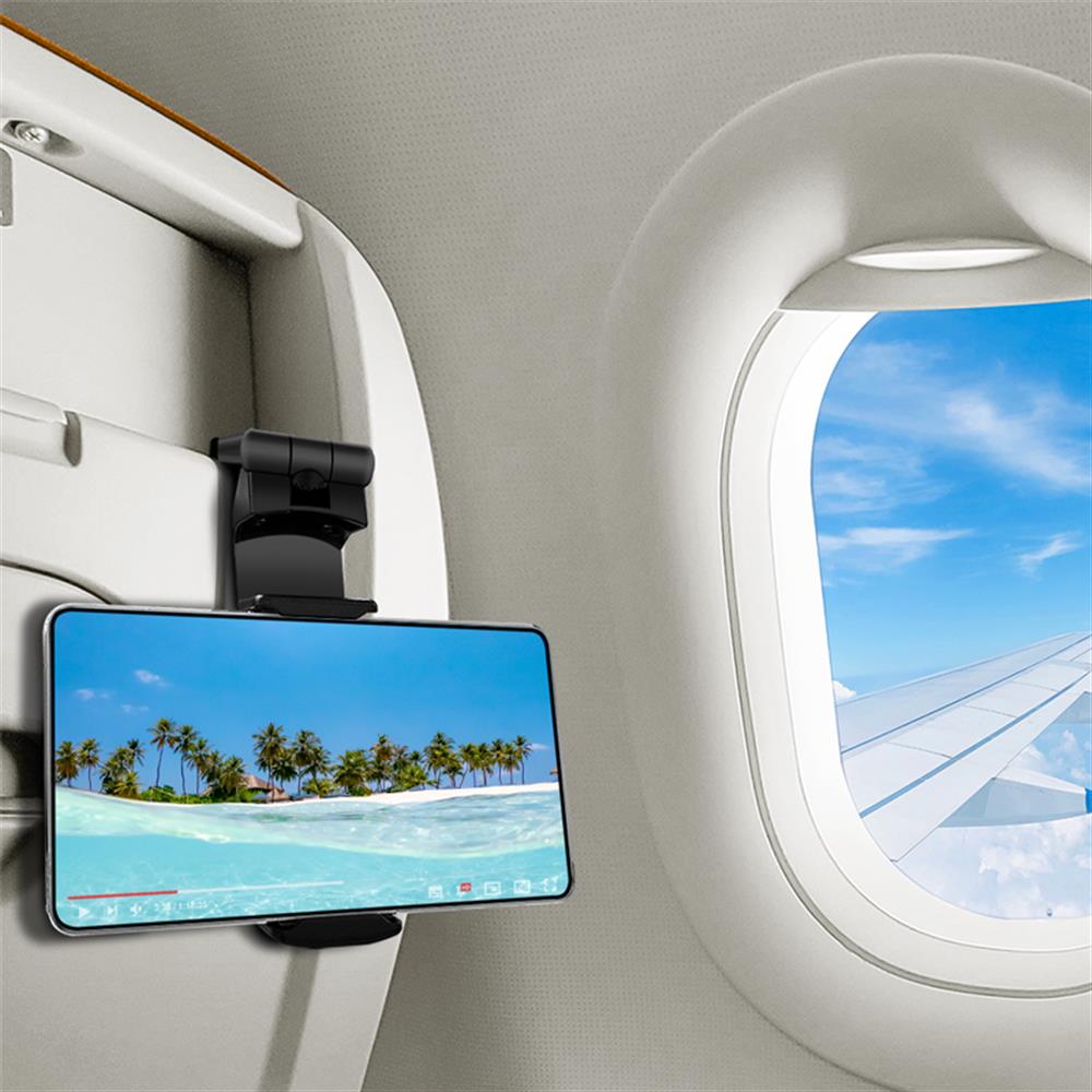 LogiLink Smartphonehalter – faltbar, klemmbar, 360° drehbar, für 4,7–6,9 Zoll, schwarz