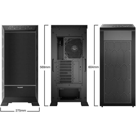 be quiet! Dark Base Pro 901 Black PC-Gehäuse, Full-Tower, Fenster, 3x Lüfter, austauschbare Cover