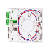 LogiLink FTTH-Anschlussdose – 2× SC/APC, inkl. 30 m Glasfaserkabel