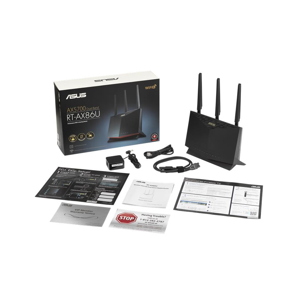 ASUS RT-AX86U Pro AX5700 AiMesh Dual Band WiFi 6 Gaming Router Mobile Game Mode