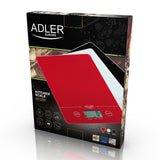 Adler AD 3138 r digitale Küchenwaage Rot max. 5 kg