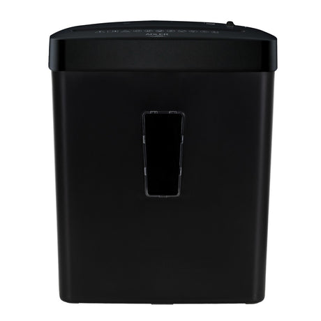 Adler AD 1037 Aktenvernichter, Papiervernichter P-4 für 6 Blatt A4, Schredder für Dokumente, CDs, DVDs und Kreditkarten, 13 l, schwarz