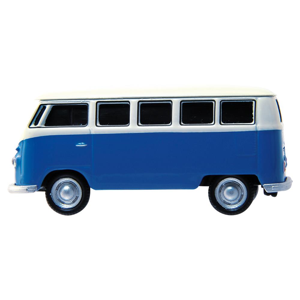 GENIE USB-Stick 32GB, Modellauto "VW Bus blau/weiß"