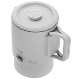 Adler AD 1388g Reisewasserkocher 0,8L kompakt leicht klappbarer Griff Grau Camping