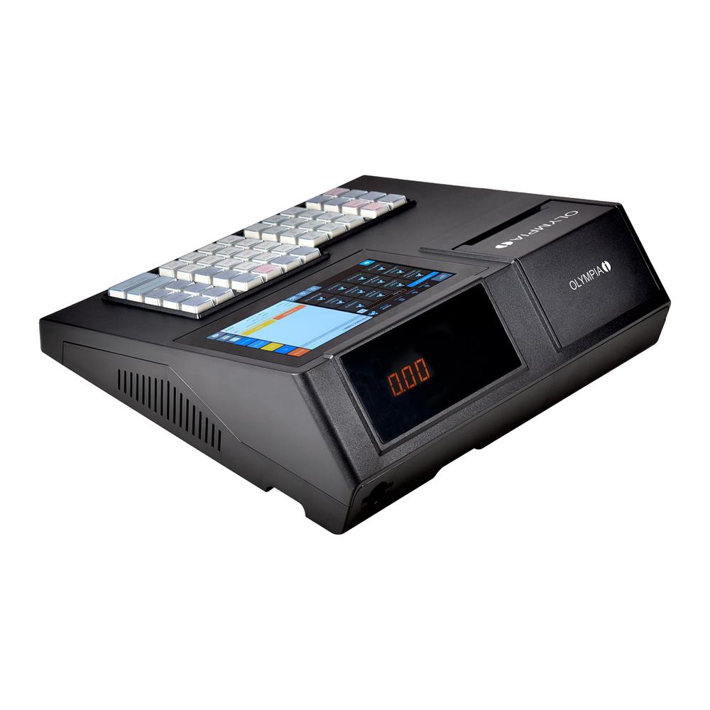 Olympia Kasse K200 inkl. Drucker Registrierkasse Kassensystem schwarz