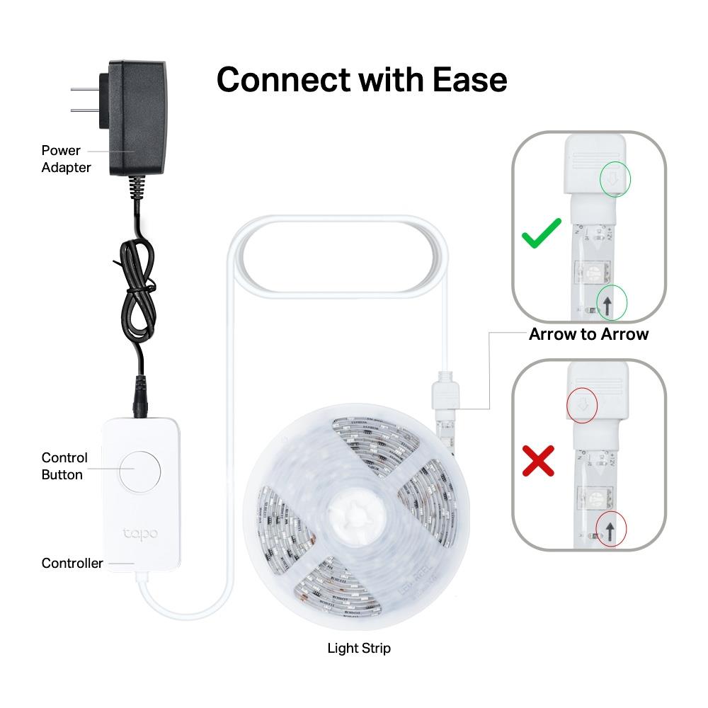 TP-Link Tapo L930-10 Smart WLAN LED Strip Multicolor 2x5m Apple HomeKit